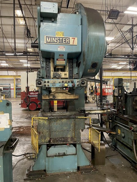 75 TON MINSTER MODEL #7 GAP FRAME PRESS: STOCK #0951821