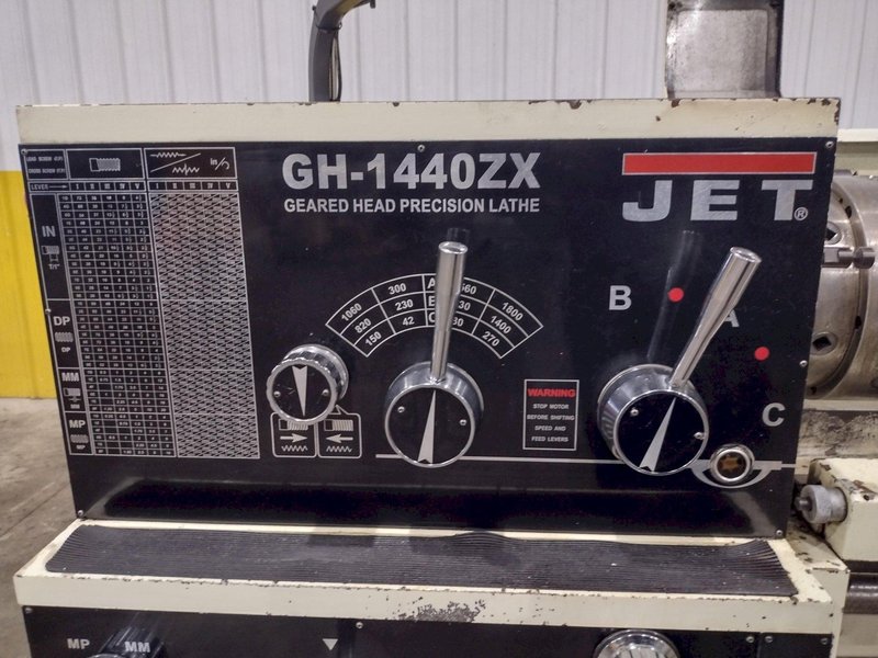 14” X 40” JET MODEL #GH1440 ZX  ENGINE LATHE : YOBRO #25666