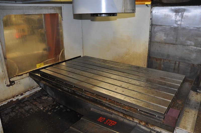 Haas VF-8 VMC, 1999- Chip Auger, Rigid Tapping, Programable Coolant Nozzle