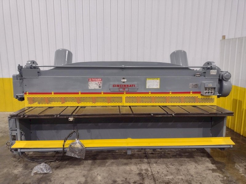 12' x 1/4" CINCINNATI MODEL #1812 MECHANICAL POWER SHEAR: STOCK #20232