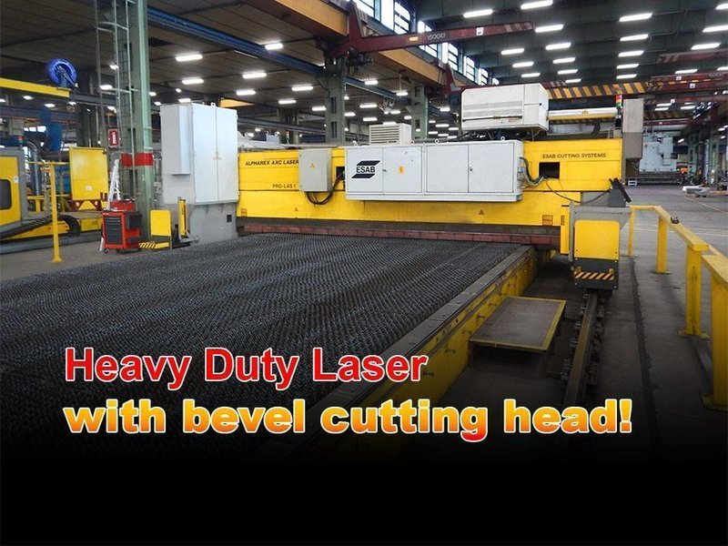 Esab - Trumpf Heavy Duty bevelcut laser 24 x 6,3 meter