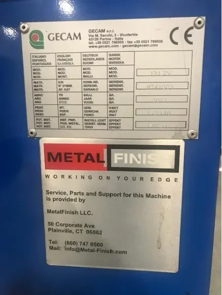 2017 GECAM EURO FINTEC 131 2V | Grinders, Angle