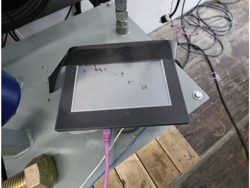 200 TON X 80" BEECHE WIRE CABLE TENSILE HYDRAULIC TEST BENCH, WITH CONTROLLER &amp; DISPLAY: YOBRO #25186