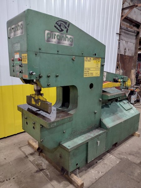 140 TON PIRANHA MODEL #PII HYDRAULIC IRONWORKER: STOCK 19838