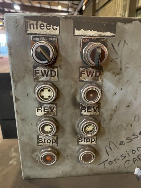 36&quot; SIGNODE MODEL M200HF AUTOMATIC BANDING MACHINE. STOCK # 0733722