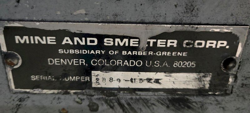 MINE AND SMELTER UNKNOWN MODEL HAMMERMILL USED