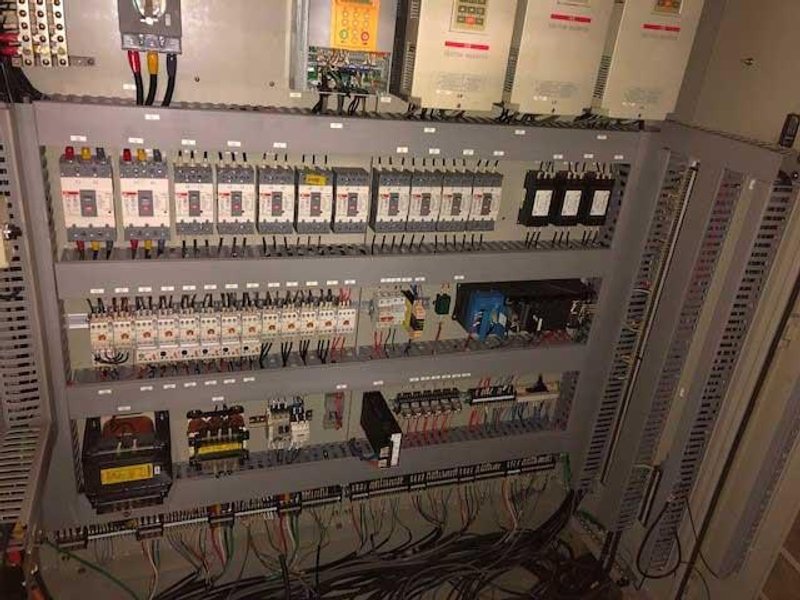 POLYESTER-GLASS YARN FLAT/ROUND WIRE WRAPPING MACHINE (13755)