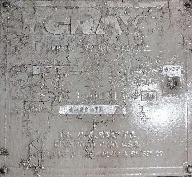 Gray Ringmaster 60″ CNC Vertical Boring Mill – VTL