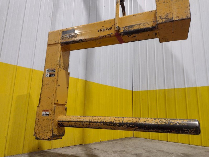 4 TON CALDWELL MODEL#81P-4-50 C HOOK PAPER COIL LIFTER: STOCK #22716