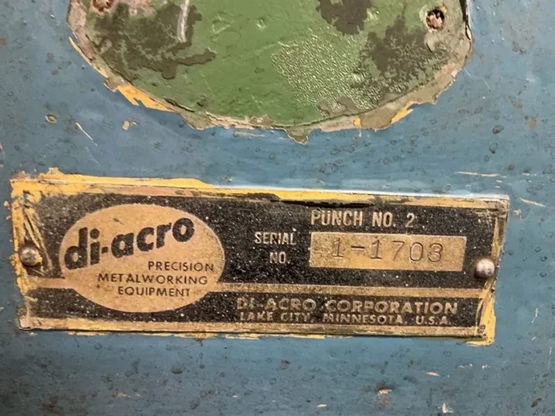 Manual Punch Press Di-acro - 2