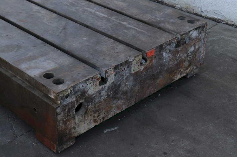 144&#039; X 48&#039; WIDE X 12-1/2&#039; THICK T SLOTTED FLOOR PLATE; STOCK #73253