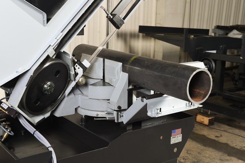 NEW 9.5"H x 11"W HYD-MECH MODEL DM-10 DOUBLE MITER BAND SAW