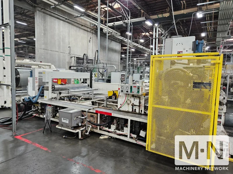 60" WIDE WELLEX SHEET EXTRUSION LINE MFG 2004