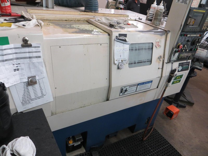 Miyano LZ-01R 2-Axis CNC Chucker Lathe, Fanuc 21i-T Control, Collet Chuck, 12-Station Turret with Live Milling Capability- Auction Item
