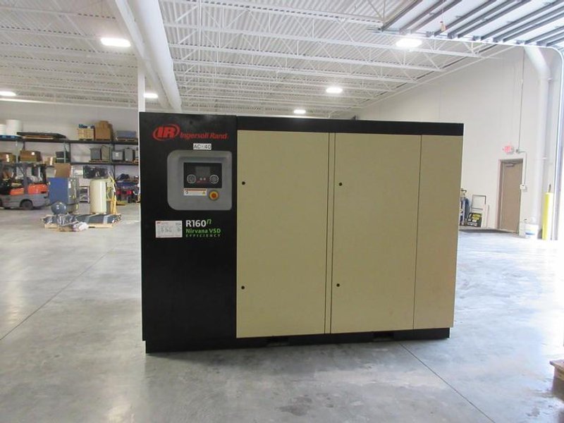 Ingersoll Rand R160N-W 200 HP Rotary Screw Air Compressor – 145 PSI – 460V 3PH – Nirvana VSD- Auction Item