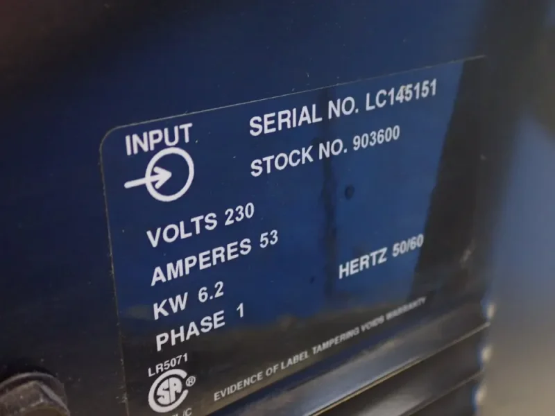 MILLER 150 WELDER  -  SYNCROWAVE 180 SD