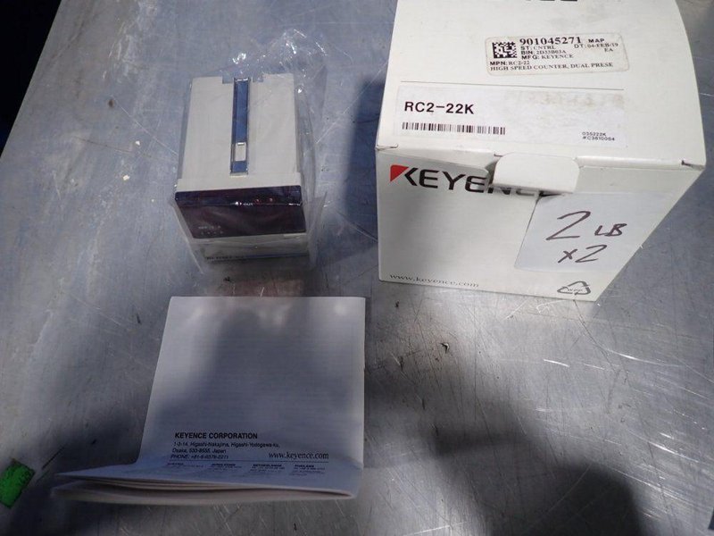 KEYENCE HIGH SPEED COUNTER  -  RC2-22K