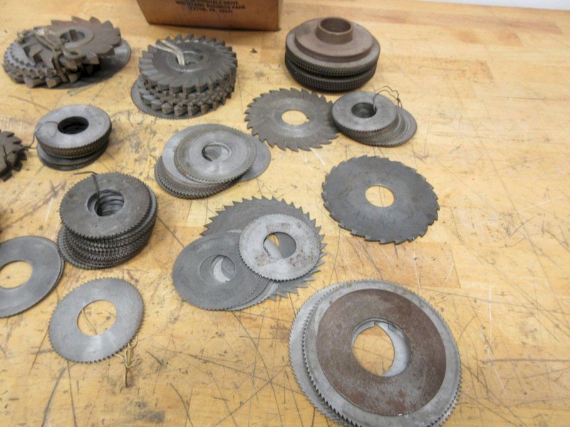HSS Slitting Saws Mostly 1" Arbor &amp; Some 1.5", Many Dozens- Auction Item