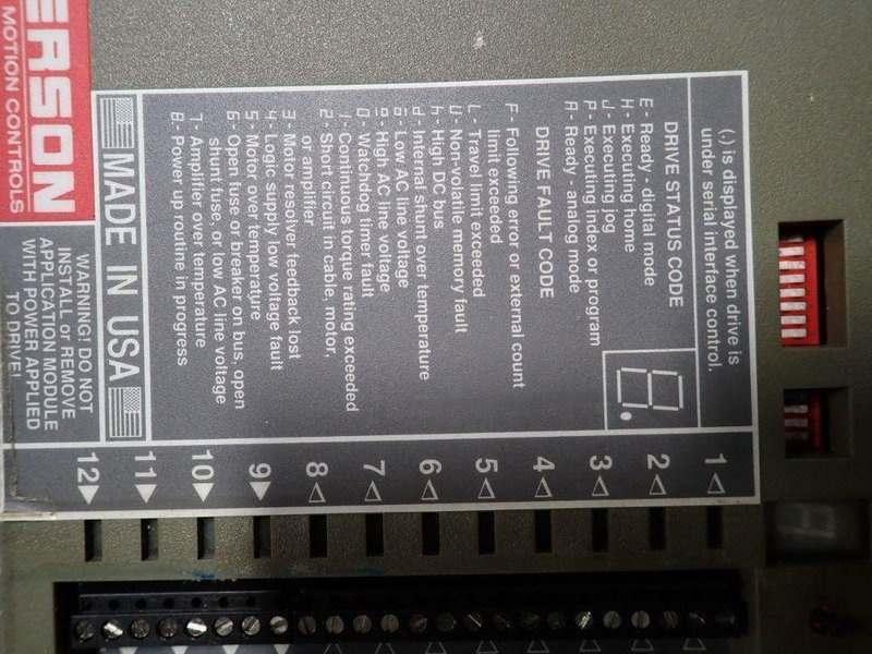 EMERSON ELECTRIC POSITIONING SERVO DRIVE  -  FX-81000
