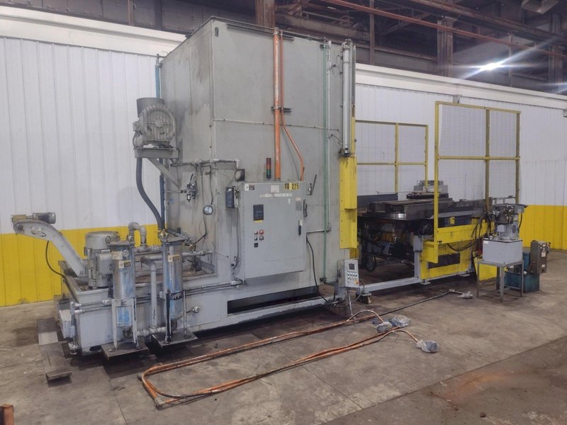 74" X 74" STOELTING MODEL #CSW8121 AUTOMATIC WASHER, WITH FLIP-UP DIE STATION POWERED INFEED, NEW 2012: YOBRO #25172