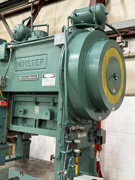 100 ton Minster Press Model P2-100-48 "Piece-Maker" High Speed Mechanical Metal Stamping Press For Sale, Recondition in Process!