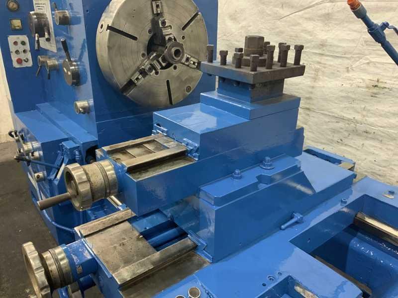 40"/56" X 160" GRUTZPE TIMEMASTER MODEL 4000/500 DOUBLE CHUCK ENGINE LATHE 5.75" HOLE: STOCK 11413