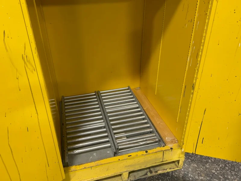 34" X 34" X 65" FLAMMABLE CABINET