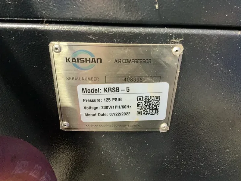 KAISHAN AIR COMPRESSOR  -  KRSB-5