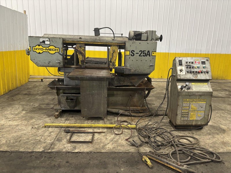 18&quot; X 27&quot; HYDMECH MODEL #S-25A AUTOMATIC HORIZONTAL MITER SAW WITH NESTING: STOCK #23698