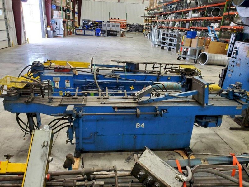 2.5&quot; TELEDYNE PINES HORIZONTAL HYDRAULIC TUBE BENDER. STOCK # 0641823