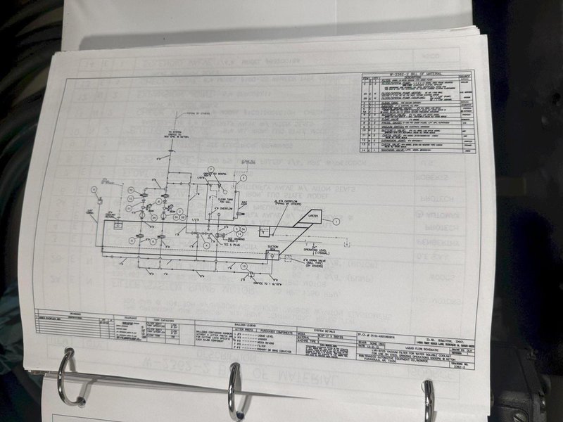 650 GPM D.E. SMITH MODEL #LVR-8725 VACUUM FILTER SYSTEM FOR GRINDING OPERATIONS, NEW 2013: YOBRO #24306