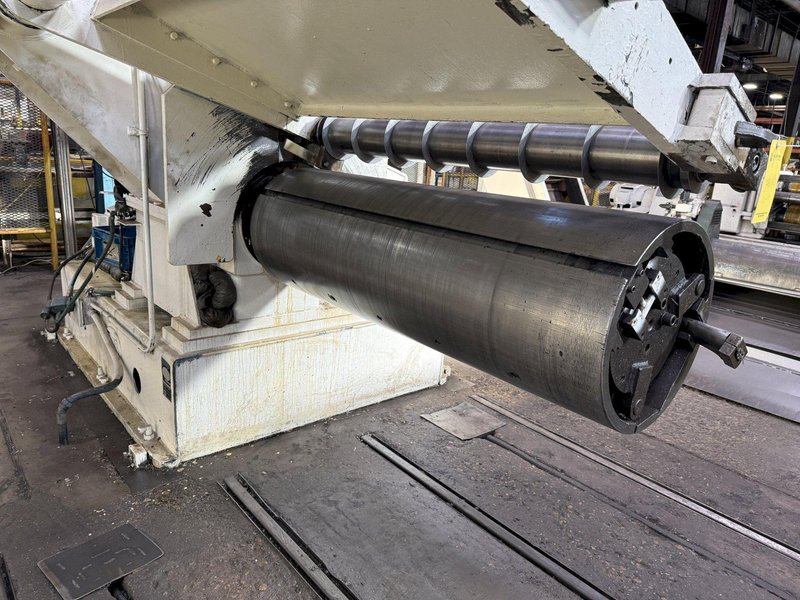 54" X .110" YODER SLITTING LINE, COMPLETE LINE, LOTS OF TOOLING: YOBRO #24277