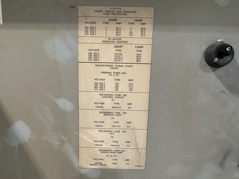 10′ X 1/4″ Piranha Model M1/4-10 Hydraulic Shear