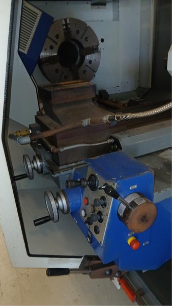 Weiler E90 x 3000 CNC Lathe, 2012 – 10″ Bore, Weiler CNC Control, Steady Rest, Chip Conveyor