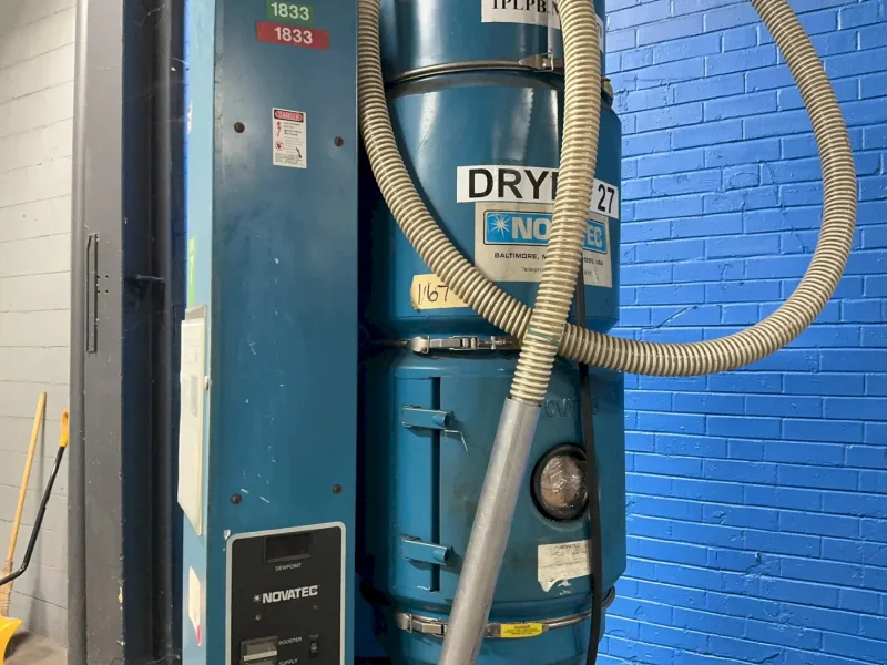 NOVATEC 150 LBS IN HOPPER DRYER  -  N-50