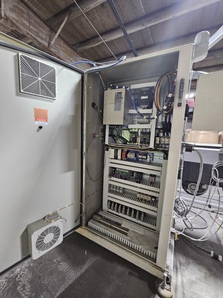 3″ Davis-Standard Super Blue 75MM Extruder with BPM Bay Plastics Machinery WBX1210-15 Water Bath, EVAK-06 Vacuum Air Knives, and SB 100 Pelletizer, 2014