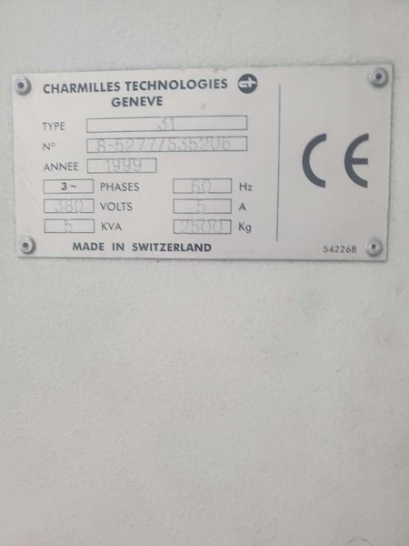 Charmilles Roboform 31 Wire EDM, 1999 – Under Power