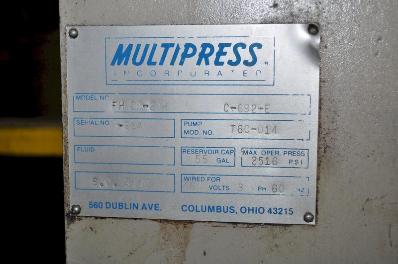 20 Ton Denison Hydraulic Press