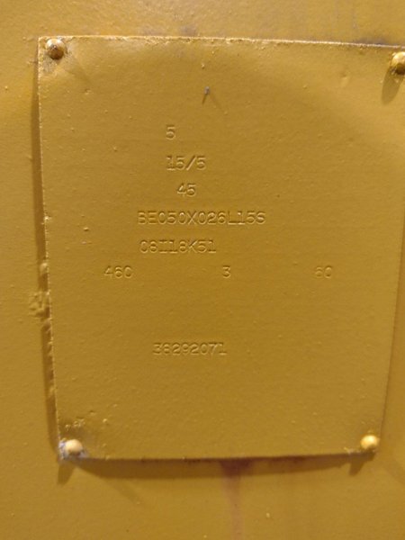 5 TON YALE MODEL #BE050X026L15S CABLE HOIST WITH POWER TROLLEY: STOCK #16590