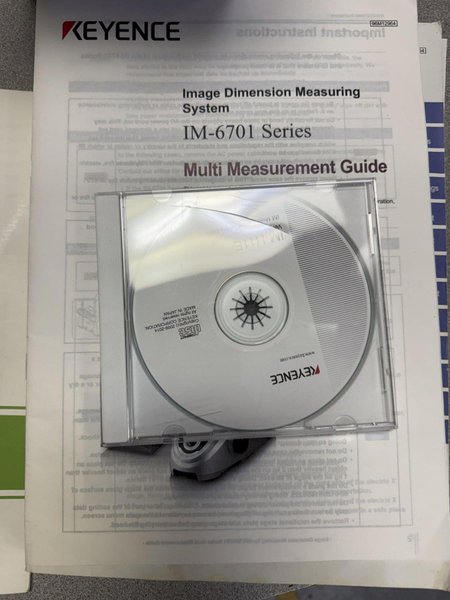 KEYENCE IM-6701 IMAGE DIMENSION MEASURING SYSTEM: YOBRO #25887