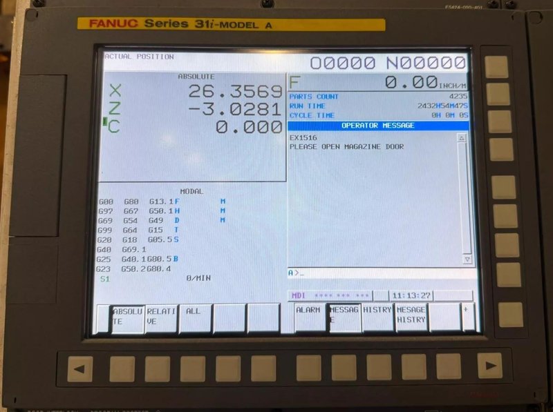 Okuma VTM-100 CNC Vertical Turning Center – Live Tool C Axis VTL