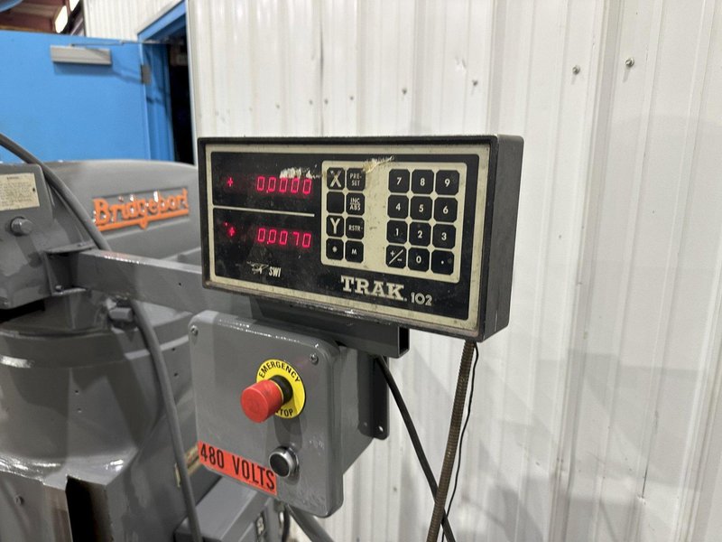 2 HP BRIDGEPORT RAM TYPE VERTICAL MILL: STOCK #76839