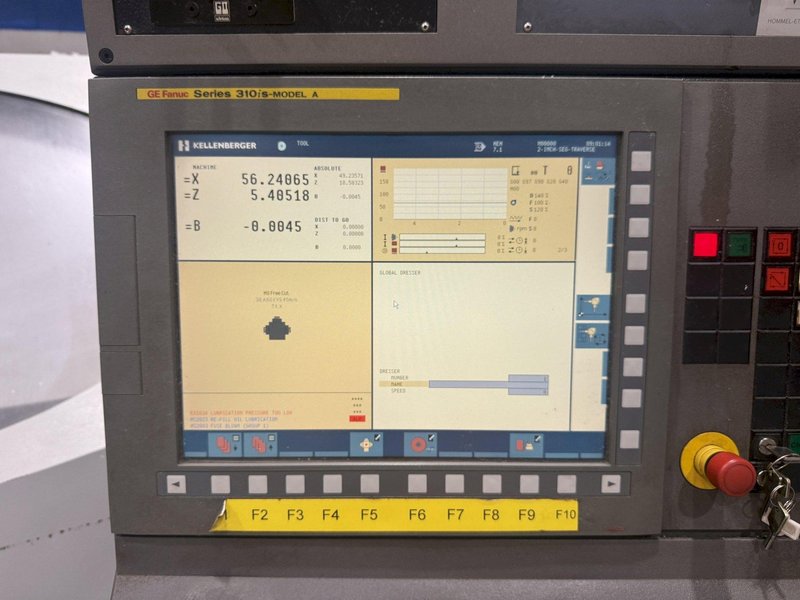 2010 Kellenberger Kel-Vita R175/1000 Used CNC OD Cylindrical Grinder For Sale