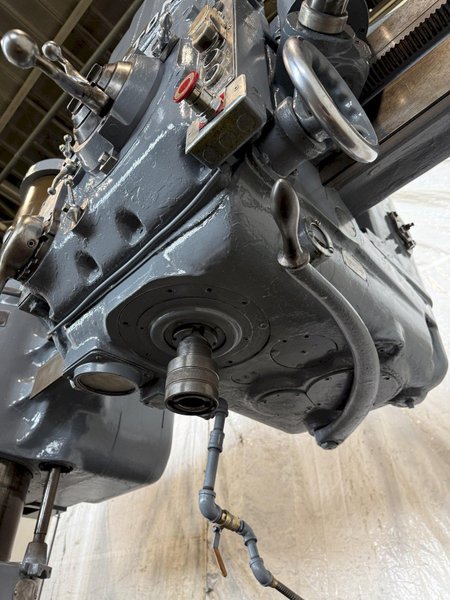 5' X 17" CARLTON 3A RADIAL ARM DRILL. STOCK # 0328226