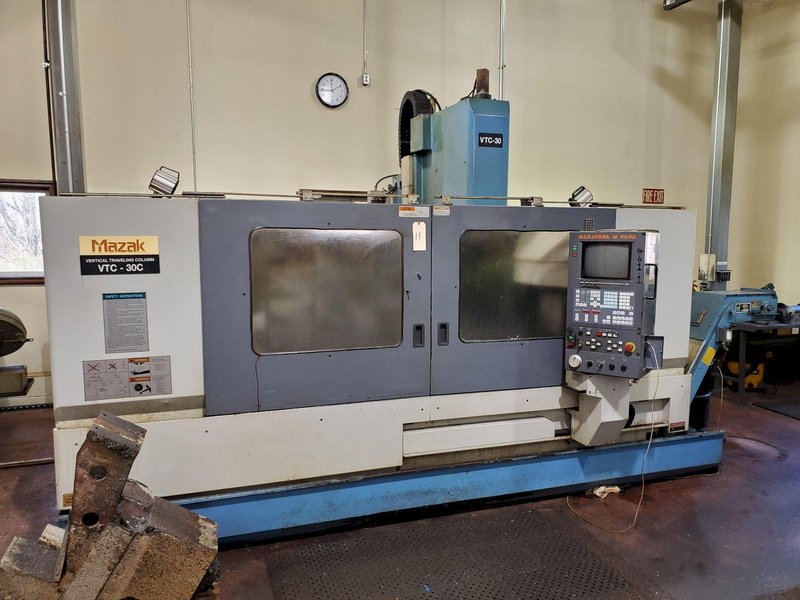 MAZAK VTC-30 VERTICAL MACHINING CENTER. STOCK # 1260522