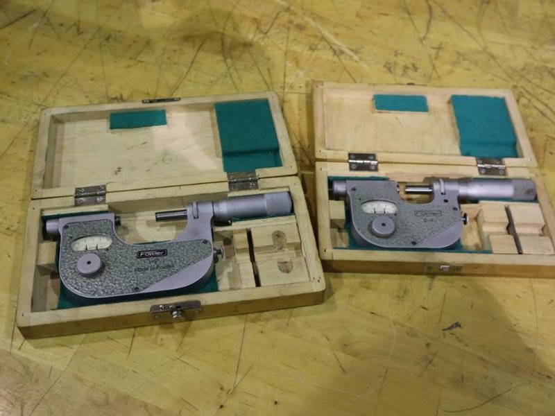 Fowler Pressure Micrometers, 0-1" and 1-2"- Auction Item