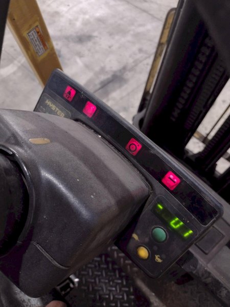 3,000 LB HYSTER MODEL #E45XM-27 ELECTRIC LIFT TRUCK FORKLIFT: STOCK #20642