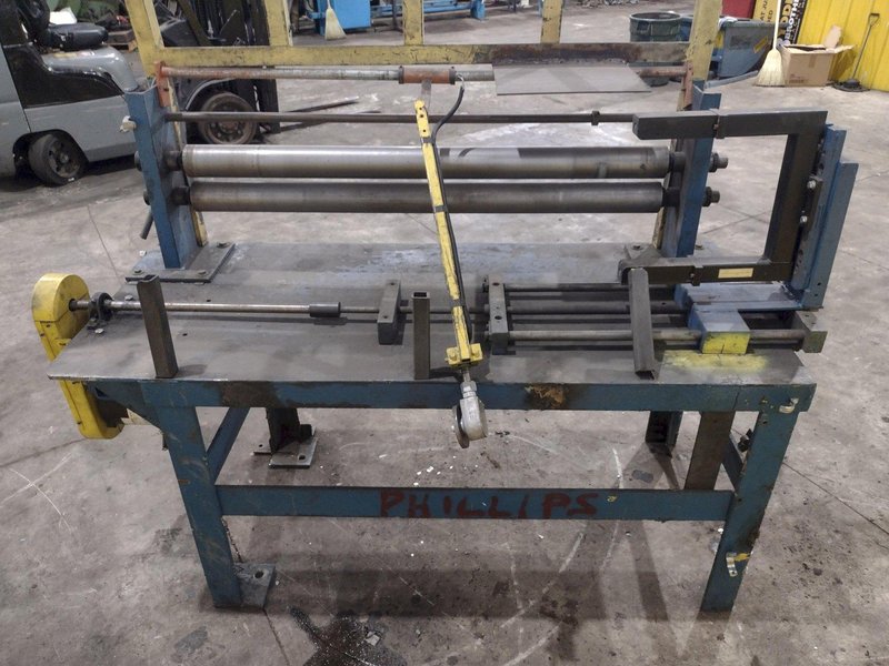 48" X 6" WEAN MOTORIZED SLITTER HEAD FOR SLITTING LINE: YOBRO #25242