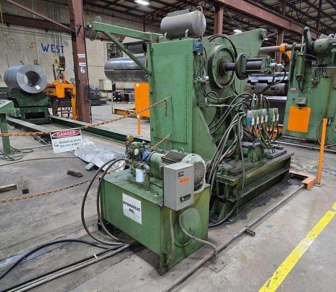 72" x 0.105" x 25,000# McKay/Wysong Cut To Length Line