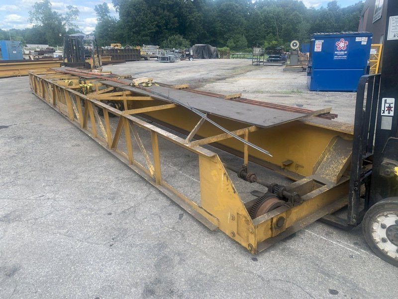 10 TON X 36' INDUSTRIAL CRANE &amp; EQUIPMENT CO TOP RUNNING SINGLE GIRDER CRANE: STOCK 13049
